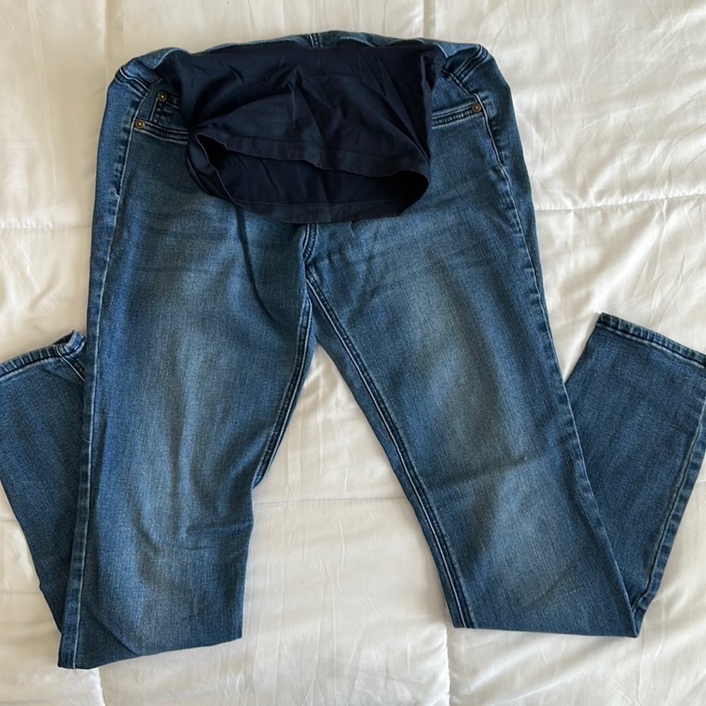 Indigo Blue Maternity Skinny Jeans